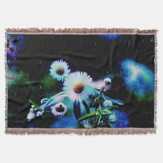 Asters Aglow Throw Blanket Filt (Framsidan)