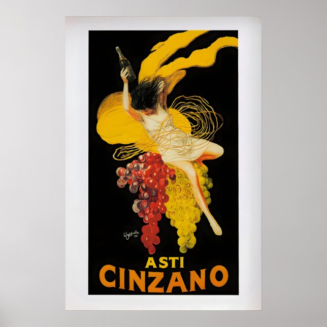 Asti Cinzano by Leonetto Cappiello  Vintage Poster (Framsidan)