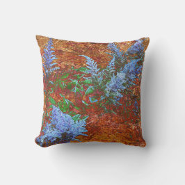 Astilbe Dusty Blue ombord Kudde