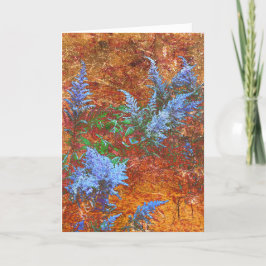 Astilbe Dusty Blue ombord Tack Kort
