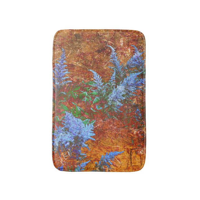 Astilbe Dusty Blue on Board Badrumsmatta (Framsidan (Vertikal))