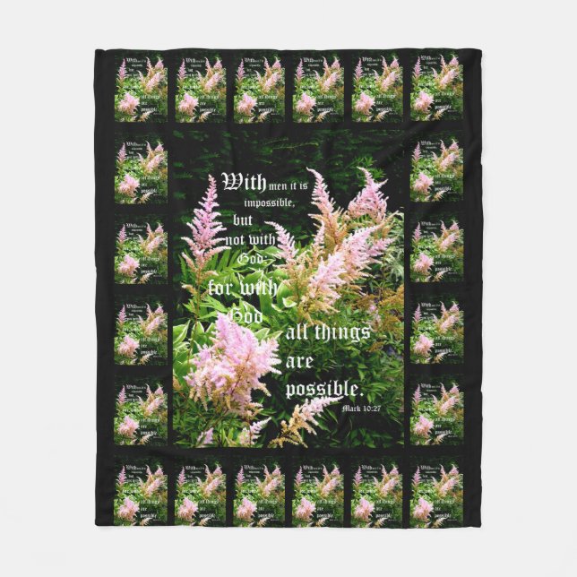 Astilbe med markering 10:27 fleecefilt (Framsidan)