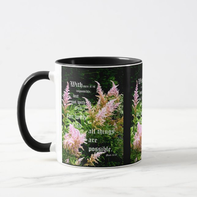 Astilbe med markering 10:27 mugg (Vänster)
