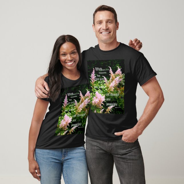Astilbe med markering 10:27 t shirt (Unisex)
