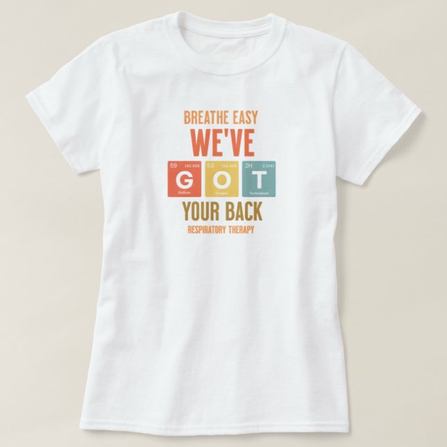 Astma Therapy Nurse - Ideal Gift for RT T Shirt (Design framsida)