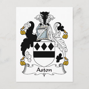 Aston Family Crest Vykort