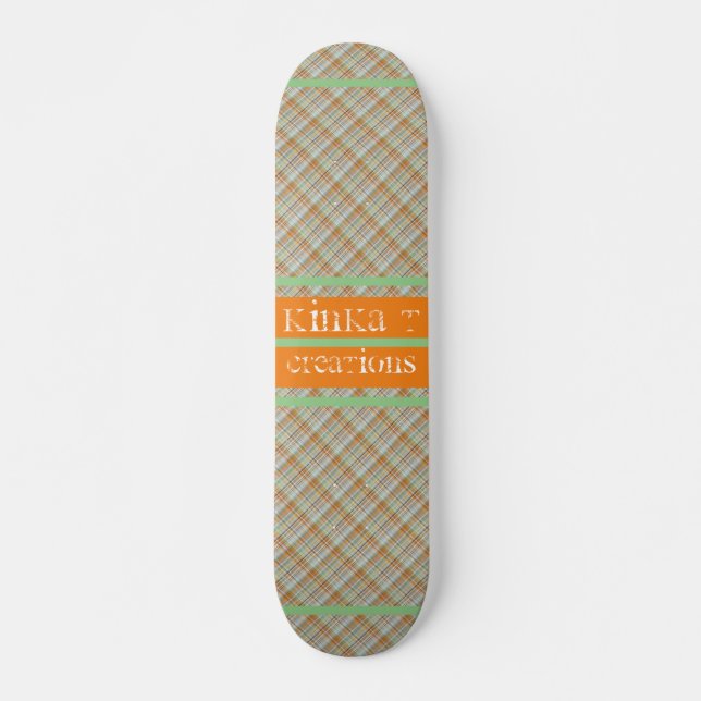 Aston Plaids Mini Skateboard Bräda 18,5 Cm (Framsida)