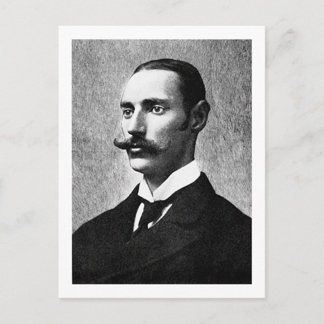 Astor IV ~ John Jacob Capitalist Inventor Vykort (Framsida)