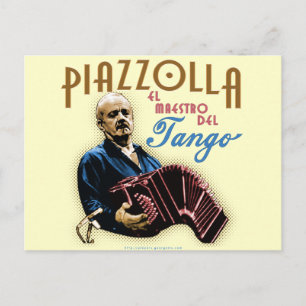 Astor Piazzolla Vykort