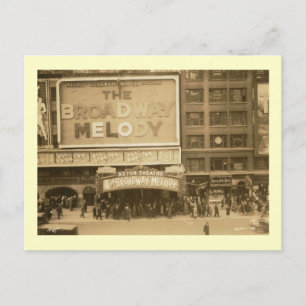 Astor Theatre, New York City Vintage Vykort