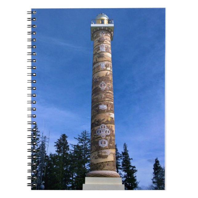 Astoria Column, Oregon Anteckningsbok (Framsidan)