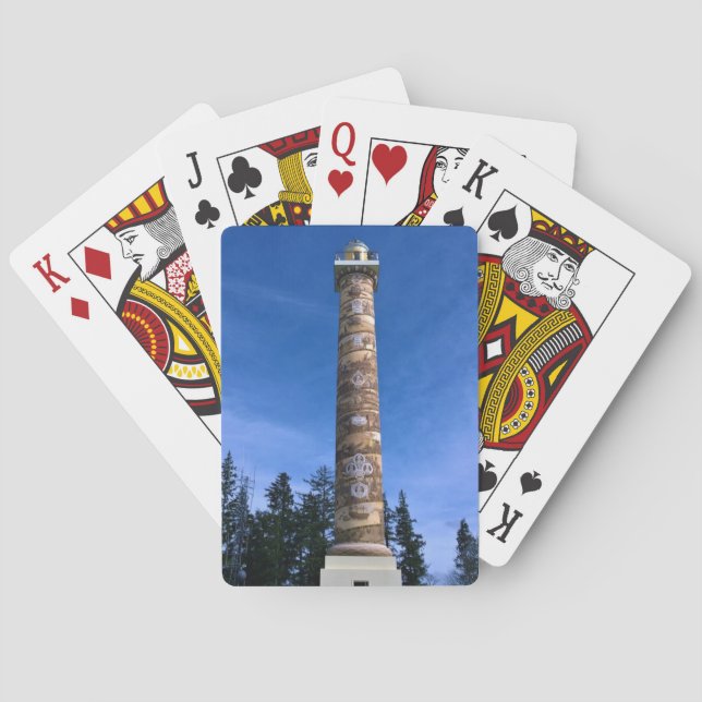 Astoria Column, Oregon Casinokort (Baksidan)