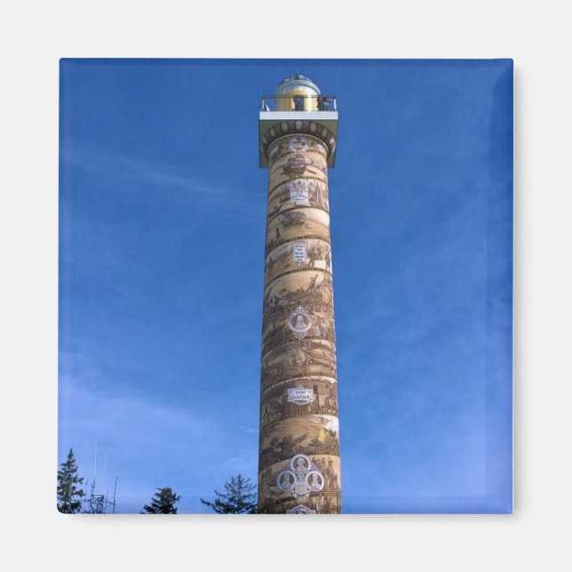 Astoria Column, Oregon Magnet (Framsidan)