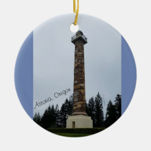 Astoria kolonn i den Oregon prydnaden Julgransprydnad Keramik