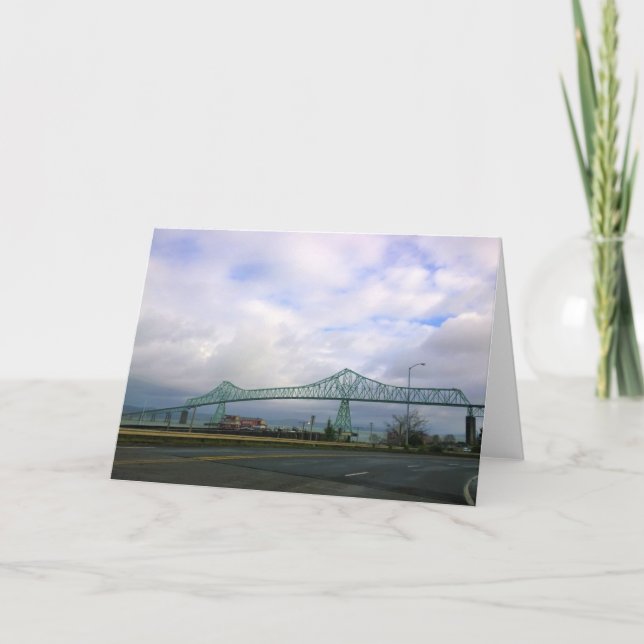 Astoria-Megler Bridge, Astoria, Oregon Kort (Framsida)