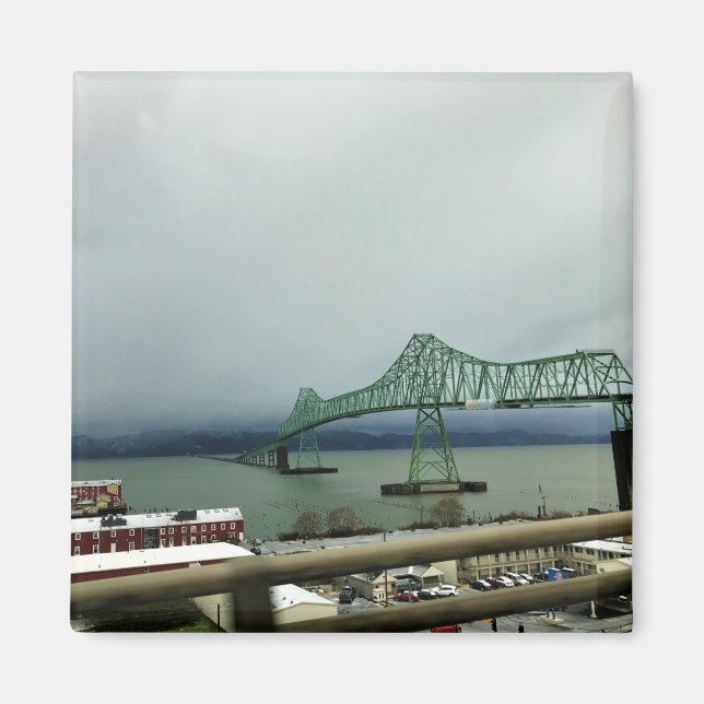 Astoria-Megler Bridge, Astoria, Oregon Magnet (Framsidan)