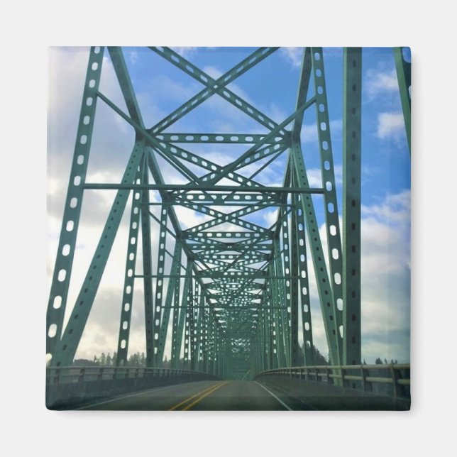 Astoria-Megler Bridge, Astoria, Oregon Magnet (Framsidan)