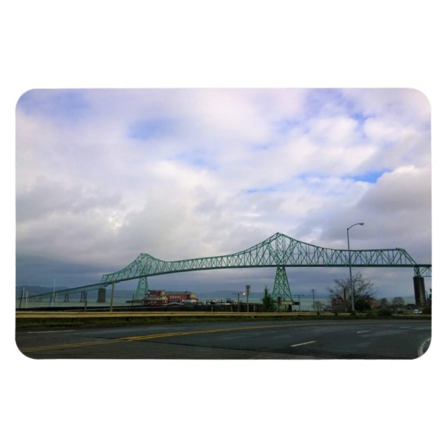 Astoria-Megler Bridge, Astoria, Oregon Magnet (Horisontell)