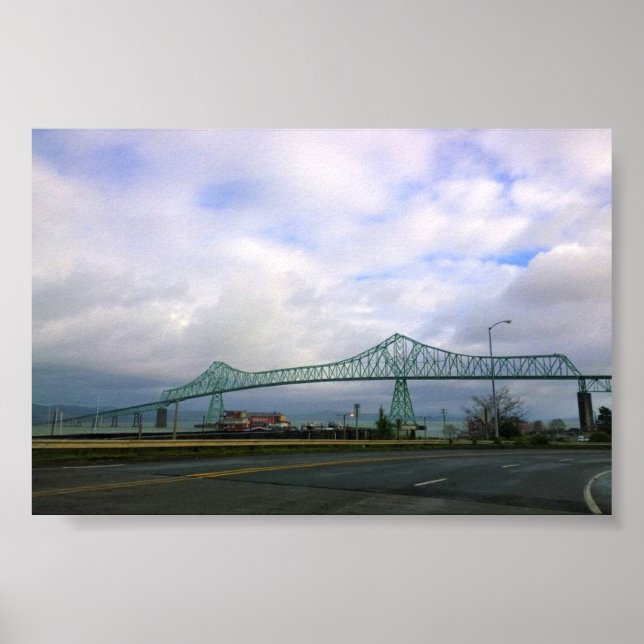 Astoria-Megler Bridge, Astoria, Oregon Poster (Framsidan)