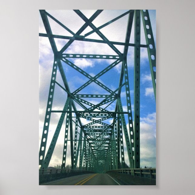 Astoria-Megler Bridge, Astoria, Oregon Poster (Framsidan)