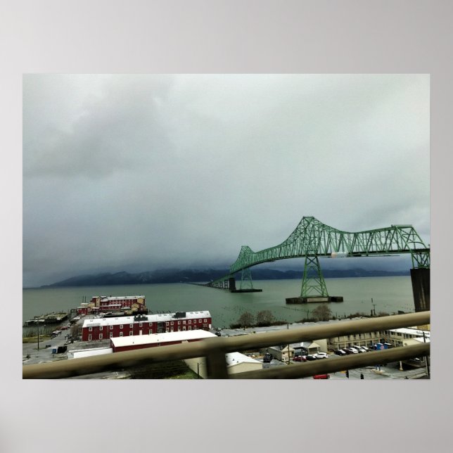 Astoria-Megler Bridge, Astoria, Oregon Poster (Framsidan)