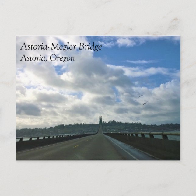 Astoria-Megler Bridge, Astoria, Oregon Vykort (Framsida)