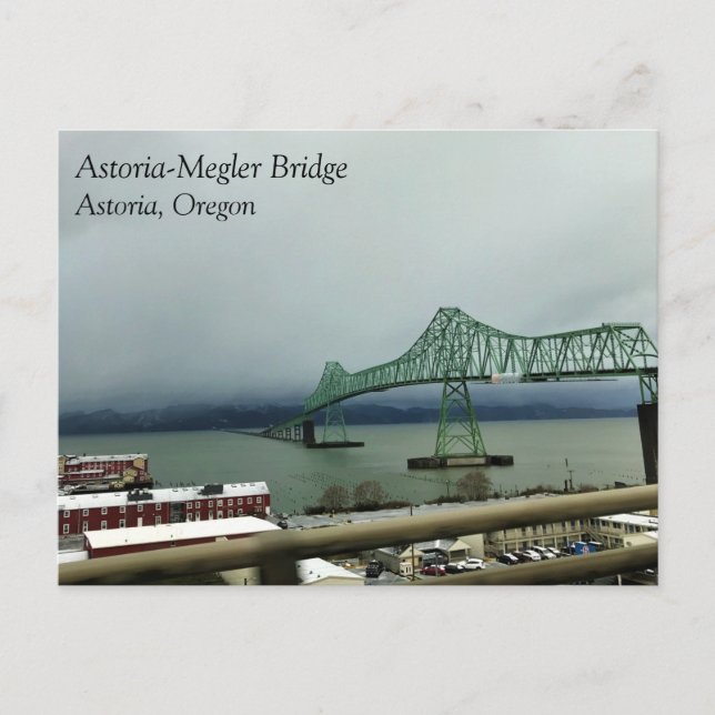 Astoria-Megler Bridge, Astoria, Oregon Vykort (Framsida)