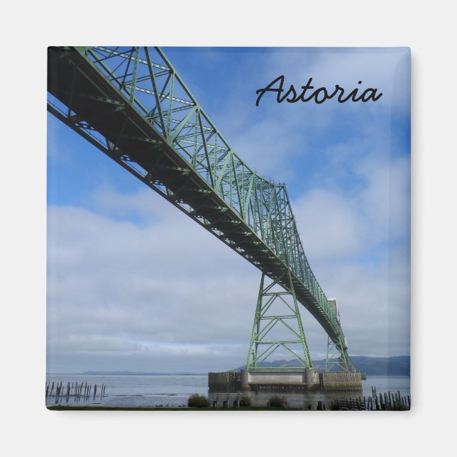 Astoria-Megler Bridge, Oregon Magnet (Framsidan)