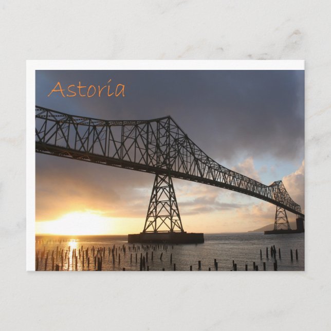 Astoria-Megler Bridge Vykort (Framsida)