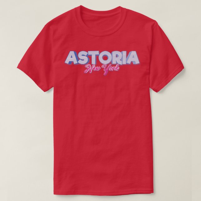 Astoria New York tog upp mig T Shirt (Design framsida)