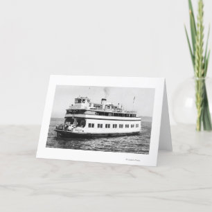 Astoria Oregon beskådar av färjan Astoria Kort