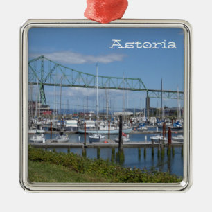 Astoria Oregon Julgransprydnad Metall