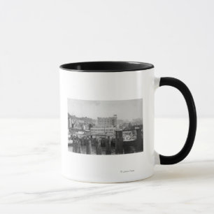 Astoria Oregon plats med färjasnedsteget Mugg