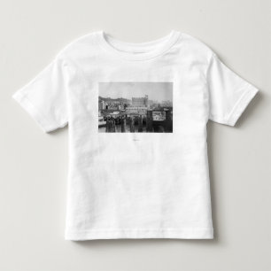 Astoria Oregon plats med färjasnedsteget T-shirt