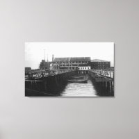 Astoria, Oregon syn på fiskefartygets förpackning