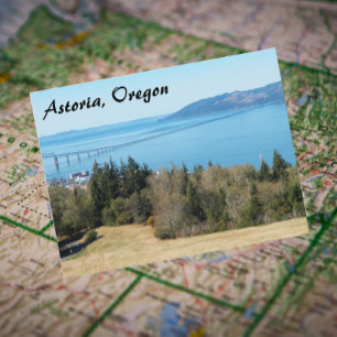 Astoria, Oregon Travel Photo Vykort