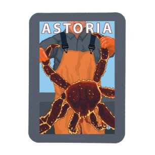 Astoria OregonKing krabba Magnet