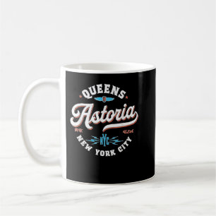 Astoria Queens New York retro-grafik Kaffemugg