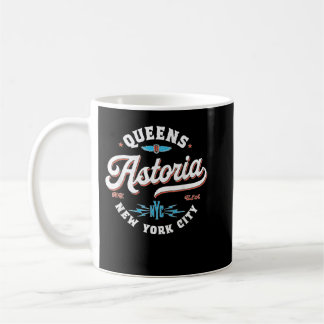 Astoria Queens New York retro-grafik Kaffemugg