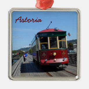 Astoria Riverfront Trolley Julgransprydnad Metall