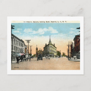 Astoria Square, Astoria, Queens, New York Vintage Vykort