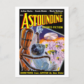 Astounding Science fiction (mars 1938) Vykort