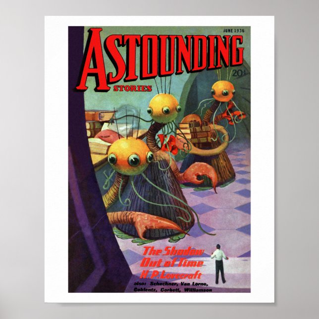 Astounding Stories (juni 1936) Poster (Framsidan)
