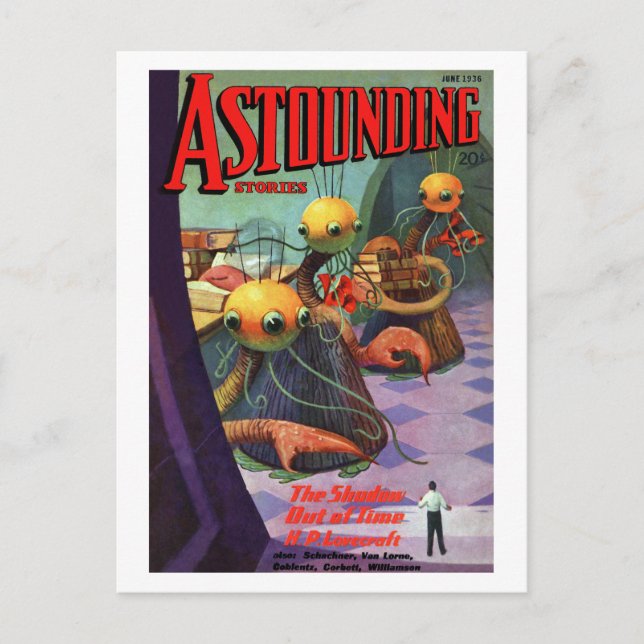 Astounding Stories (juni 1936) Vykort (Framsida)