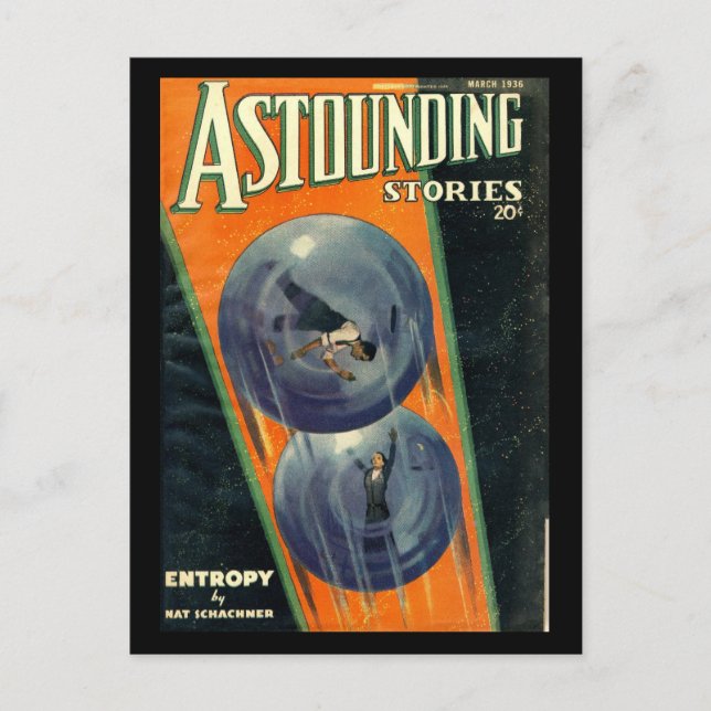 Astounding Stories - mars 1936a_pulp Art Vykort (Framsida)