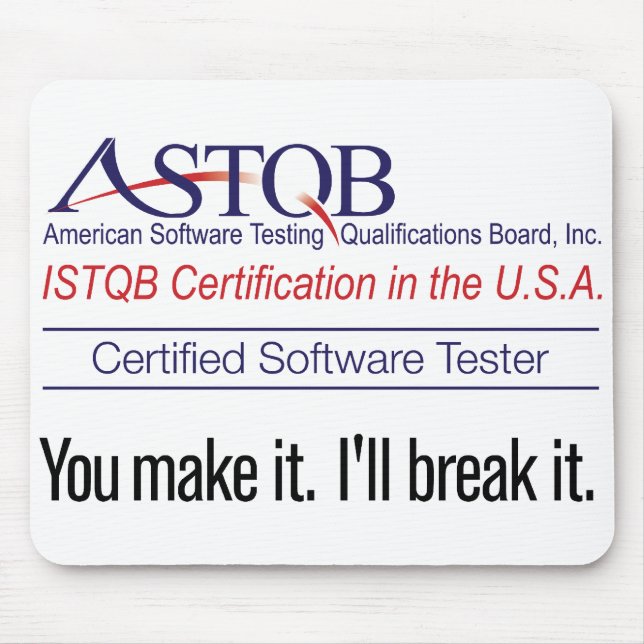 ASTQB gör du det Mousepad Musmatta (Framsidan)