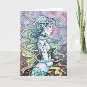 Astra Celestial Mermaid Artkort Notekort Kort