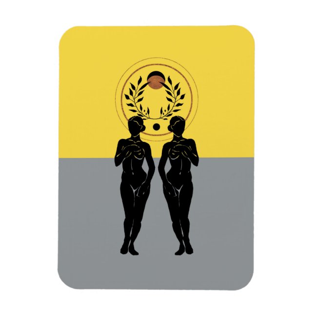 Astra Feminine Modern Art Magnet (Vertikal)