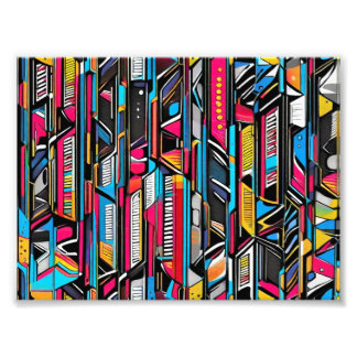 ASTRACT WLL ART FOTOTRYCK