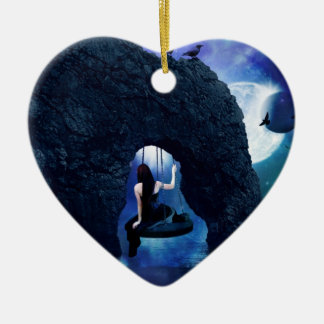 Astral beskåda prydnaden julgransprydnad keramik